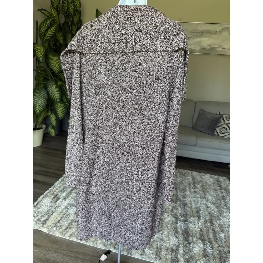 New York & Co XL Marbled Cardigan Open Front Cozy Slouchy Casual sweater #1062